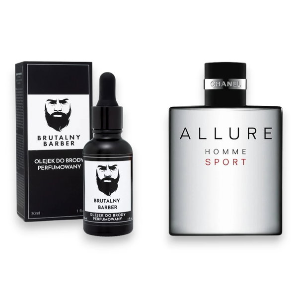 Olejek do brody o zapachu Chanel - Allure Sport